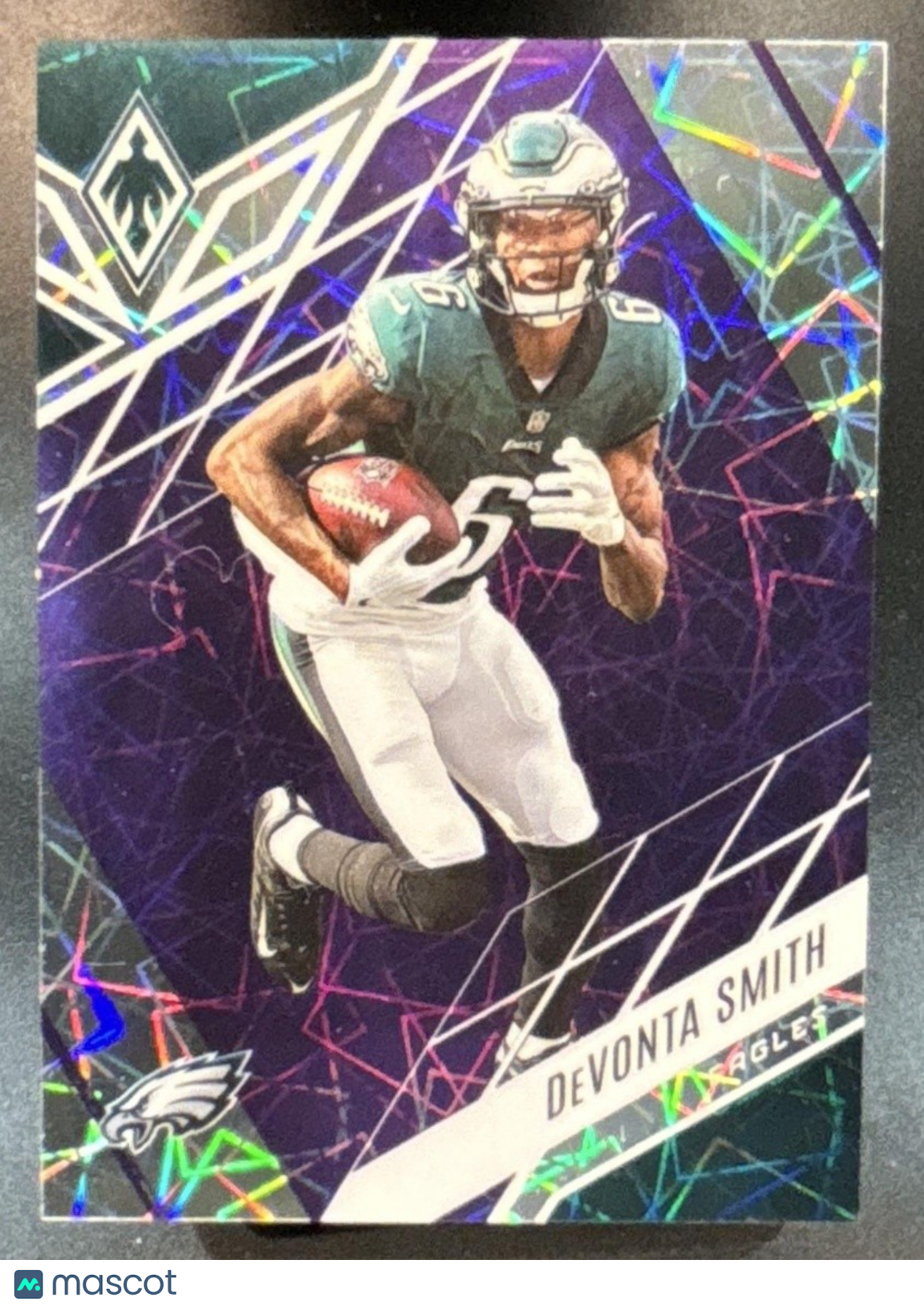 2022 Panini Phoenix DeVonta Smith Silver Lazer #91 Philadelphia Eagles - Sports Cards