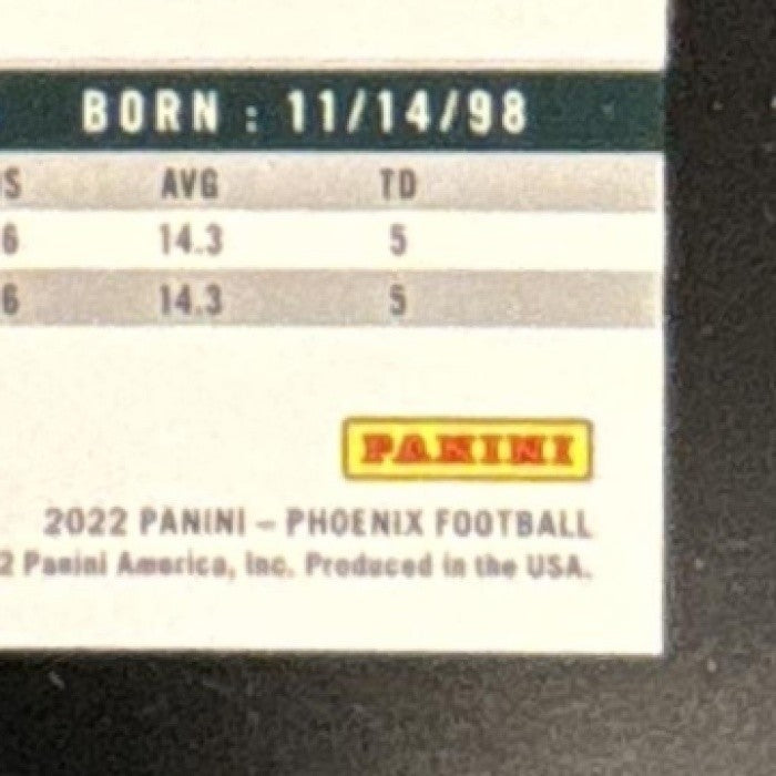 2022 Panini Phoenix DeVonta Smith Silver Lazer #91 Philadelphia Eagles - Sports Cards