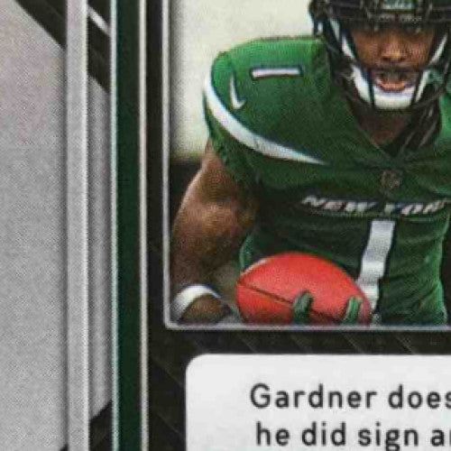 2022 Panini Prizm Ahmad ’Sauce’ Gardner Silver #341 RC New York Jets - Sports Cards