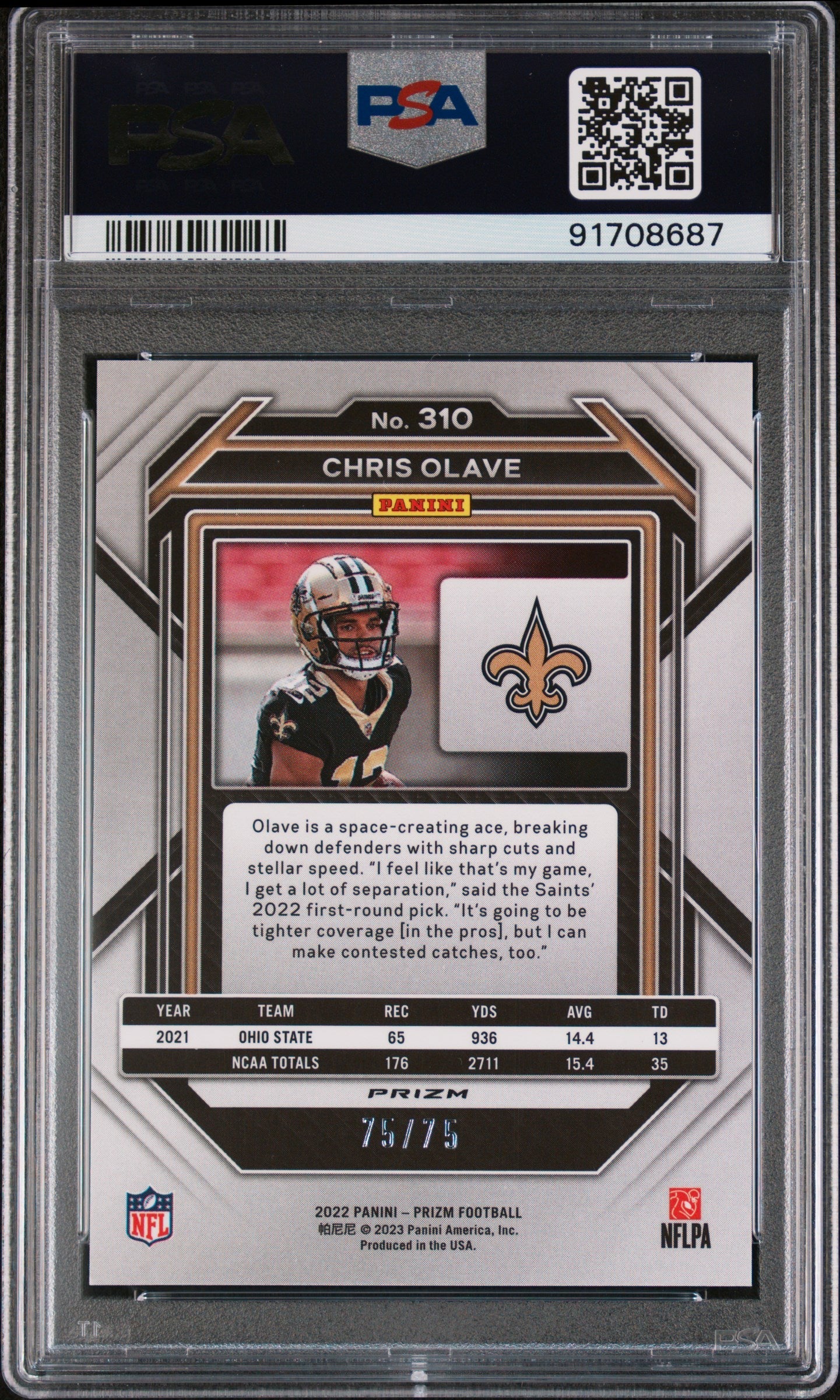 【PSA10】Panini Prizm 2022 Auto ヌートバー RC PSA10】Panini Prizm 2022 Auto ヌートバー RC