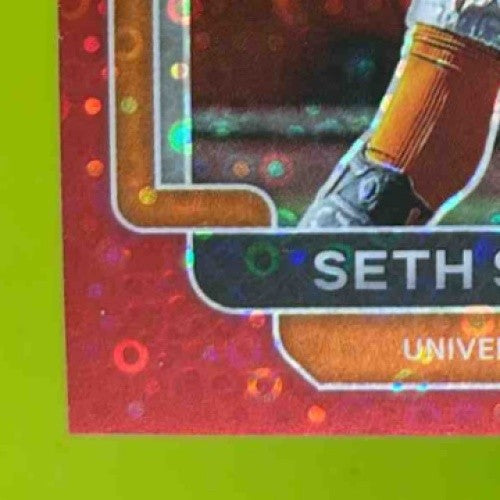 2022 Panini Prizm Draft Picks Seth Stephenson Red Donut Circles /99 Volunteers - Sports Cards