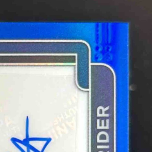 2022 Panini Prizm Spencer Strider Rookie Auto Blue 44/149 RC Atlanta Braves - Sports Cards