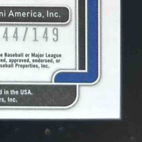 2022 Panini Prizm Spencer Strider Rookie Auto Blue 44/149 RC Atlanta Braves - Sports Cards