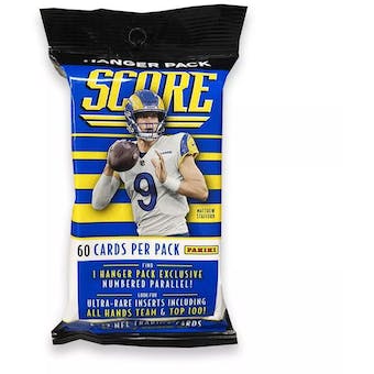 2022 Panini Score Football Hanger Pack (60 Cards) - NFL Blaster