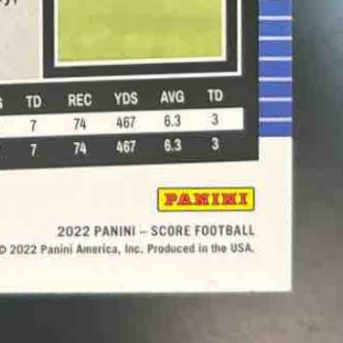 2022 Panini Score Najee Harris Dots Gold /225 #213 Pittsburgh Steelers - Sports Cards