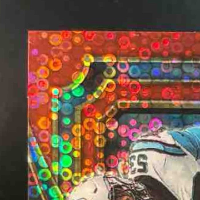 2022 Panini Select Brian Burns Red Disco Prizm /49 #359 Suite Carolina Panthers - Sports Cards