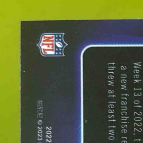 2022 Panini Select Brock Purdy Neon Icons #NI-15 RC San Francisco 49ers - Sports Cards