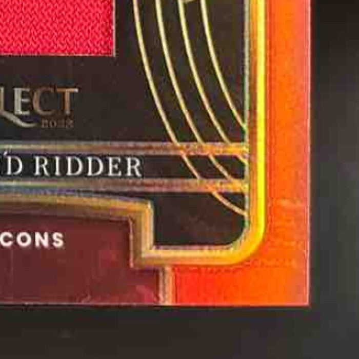 2022 Panini Select Desmond Ridder Rookie Swatches Red MEM RC Atlanta Falcons - Sports Cards