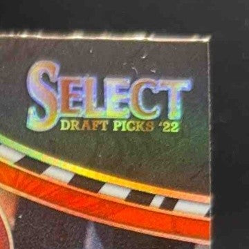 2022 Panini Select Draft Picks Chad Johnson Zebra Prizm #164 Field Level - Sports Cards