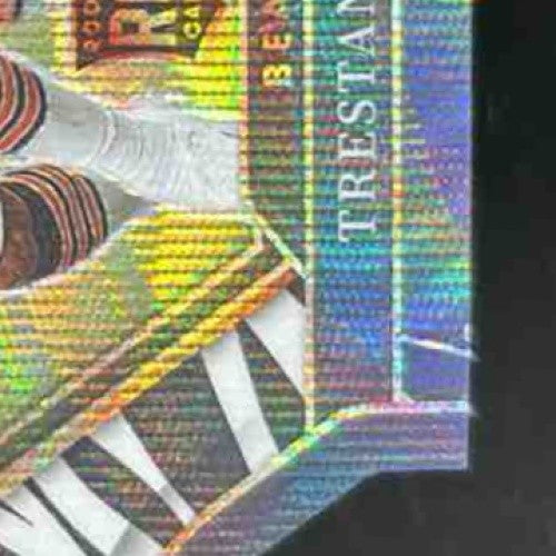 2022 Panini Select Trestan Ebner Zebra Prizm Die Cut #119 Premier Chicago Bears - Sports Cards