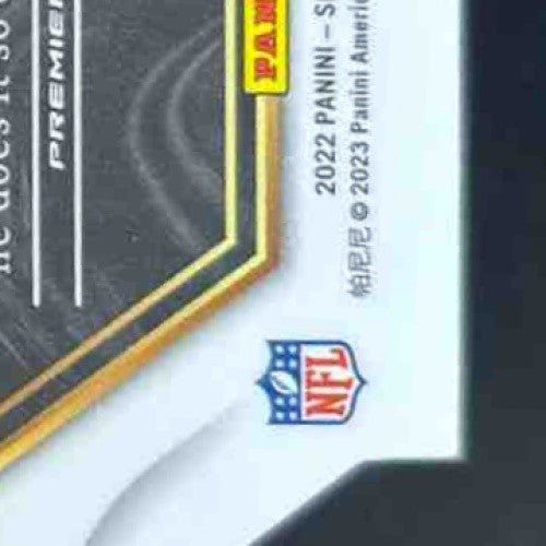 2022 Panini Select Trestan Ebner Zebra Prizm Die Cut #119 Premier Chicago Bears - Sports Cards