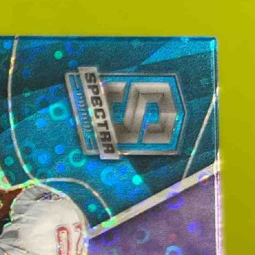 2022 Panini Spectra Ed Reed Neon Blue Die Cut 36/50 #104 Baltimore Ravens - Sports Cards