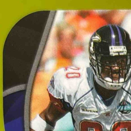 2022 Panini Spectra Ed Reed Neon Blue Die Cut 36/50 #104 Baltimore Ravens - Sports Cards