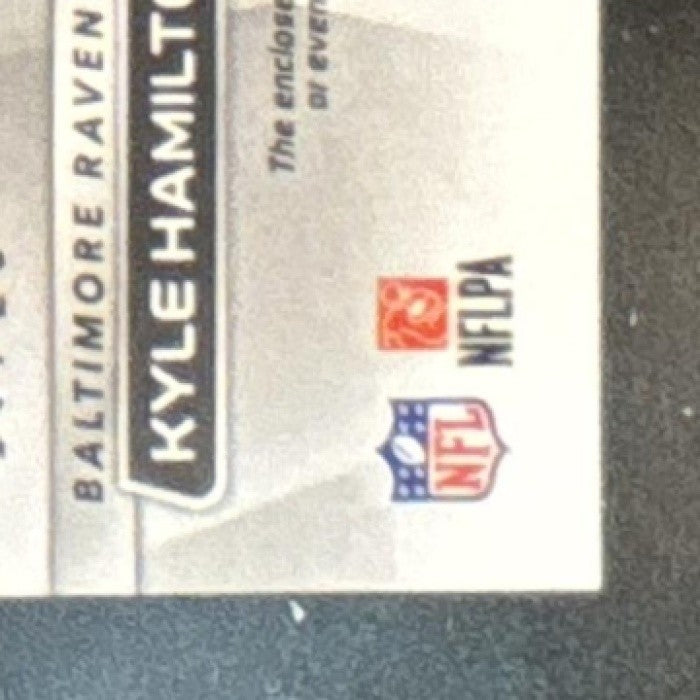 2022 Panini Spectra Kyle Hamilton Patch Auto Neon Pink /25 RC Baltimore Ravens - Sports Cards