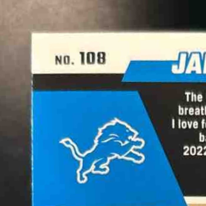 2022 Panini Zenith Jameson Williams Auto /25 #108 RC Detroit Lions - Sports Cards