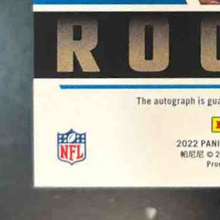 2022 Panini Zenith Jameson Williams Auto /25 #108 RC Detroit Lions - Sports Cards