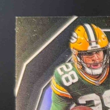 2022 Phoenix AJ Dillon Veteran Auto Materials Black 10/10 Green Bay Packers - Sports Cards