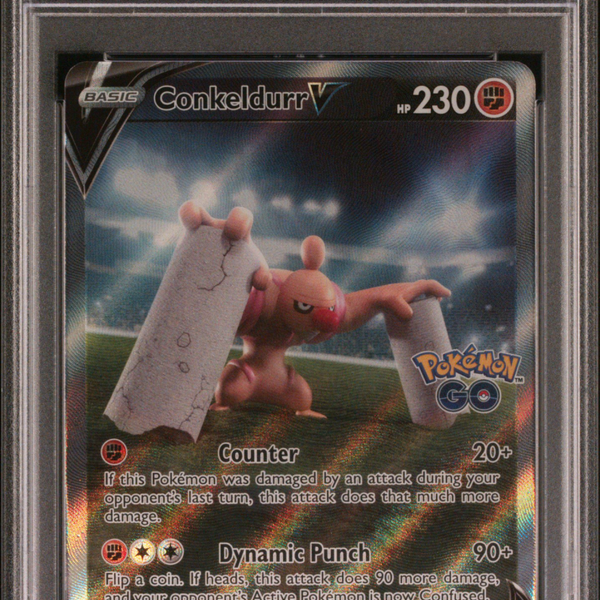 2022 Pokemon Go Conkeldurr V #074 FA PSA 9 MINT - Dick