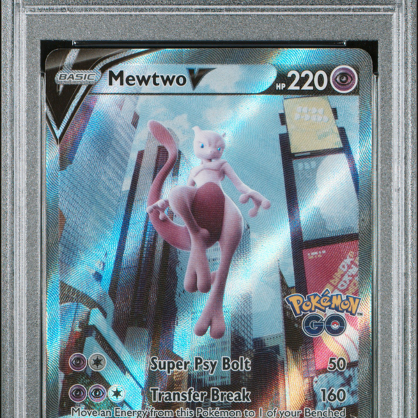 2022 Pokemon Go Mewtwo V #072 FA PSA 10 GEM MINT