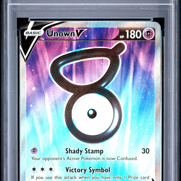 2022 Pokemon Sword & Shield Silver Tempest Unown V