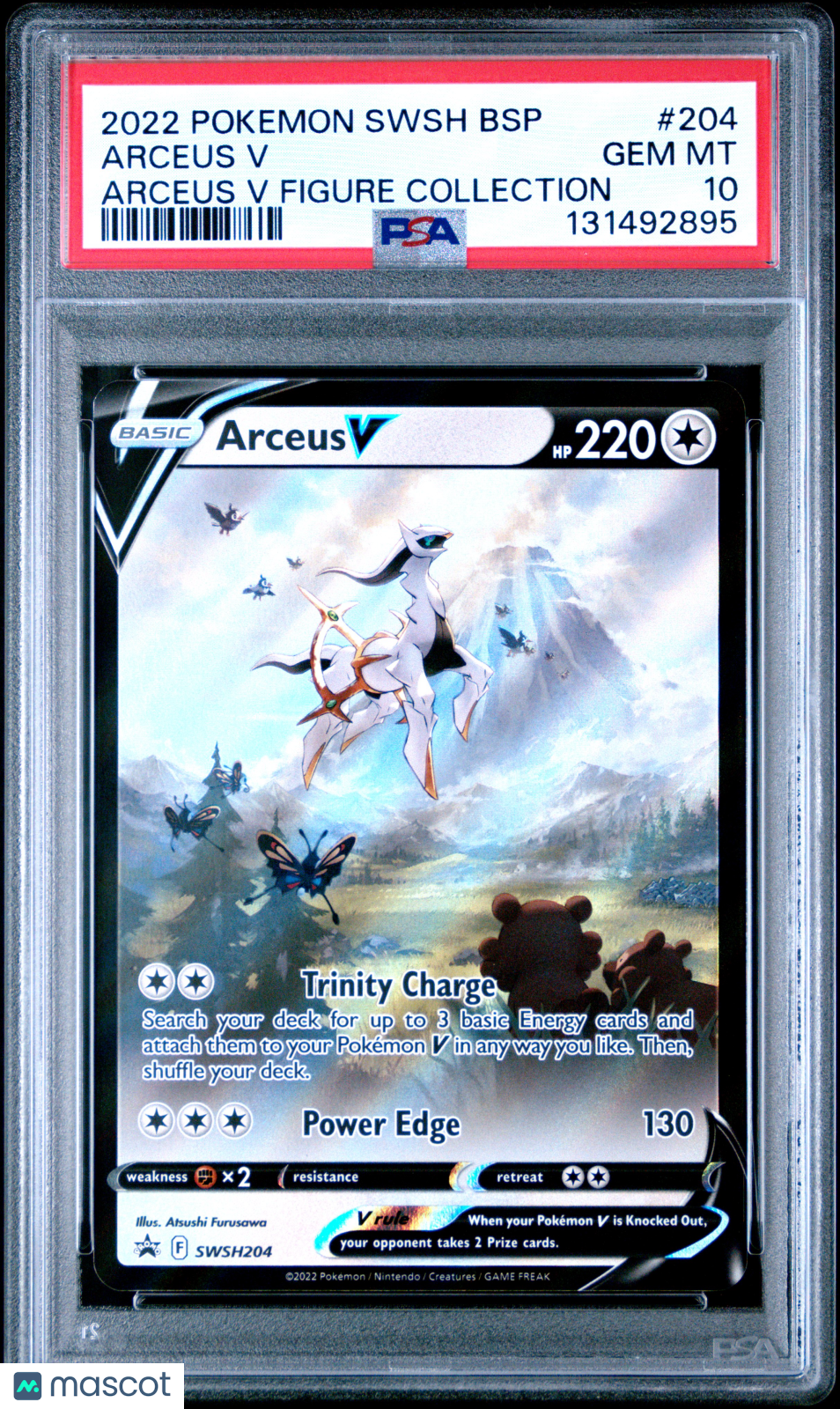2022 Pokemon Swsh Black Star Promo Arceus V Collection PSA 10 - Graded TCG/CCG
