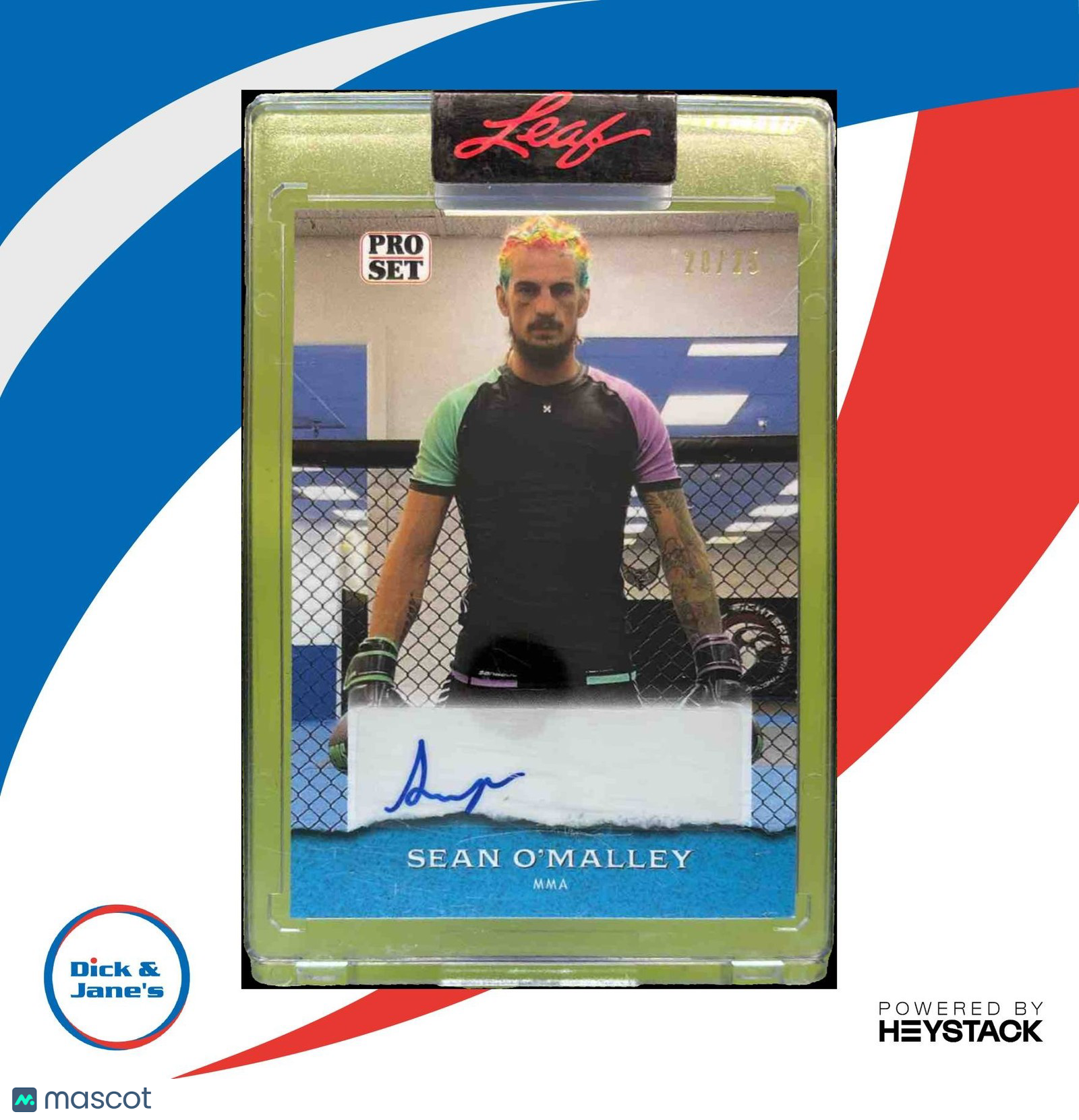 2022 Pro Set Sports Sean O’Malley /25 #PSA-SOM Auto - Sports Cards