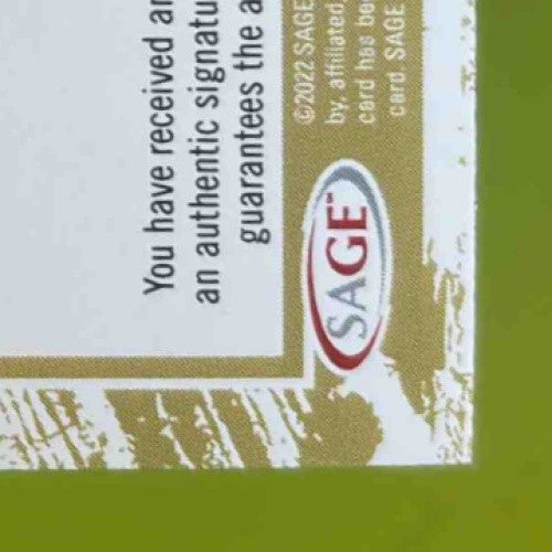 2022 SAGE Artistry Christian Matthew Auto White #A-CM2 - Sports Cards