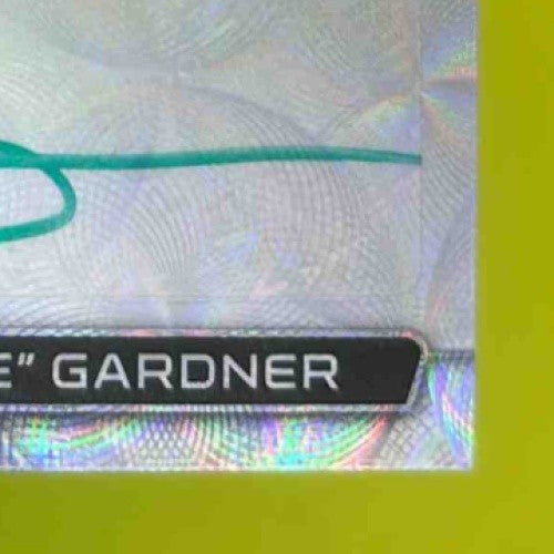 2022 Spectra Ahmad ’Sauce’ Gardner Rookie Patch Auto Neon Green /35 #203 Jets - Sports Cards