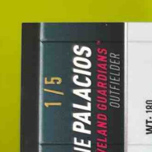 2022 Stadium Club Chrome Richie Palacios Auto Shimmer Refractor 1/5 RC Guardians - Sports Cards