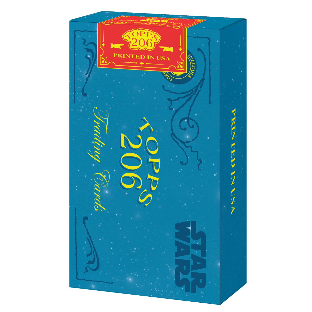 2022 Topps 206 Star Wars Trading Cards Box Wave 1 (Mini Cards) - Collectible Trading Cards
