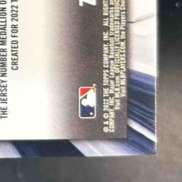 2022 Topps Aaron Judge Player Jersey Number Relics #JNM-AJ New York Yankees - Sports Cards