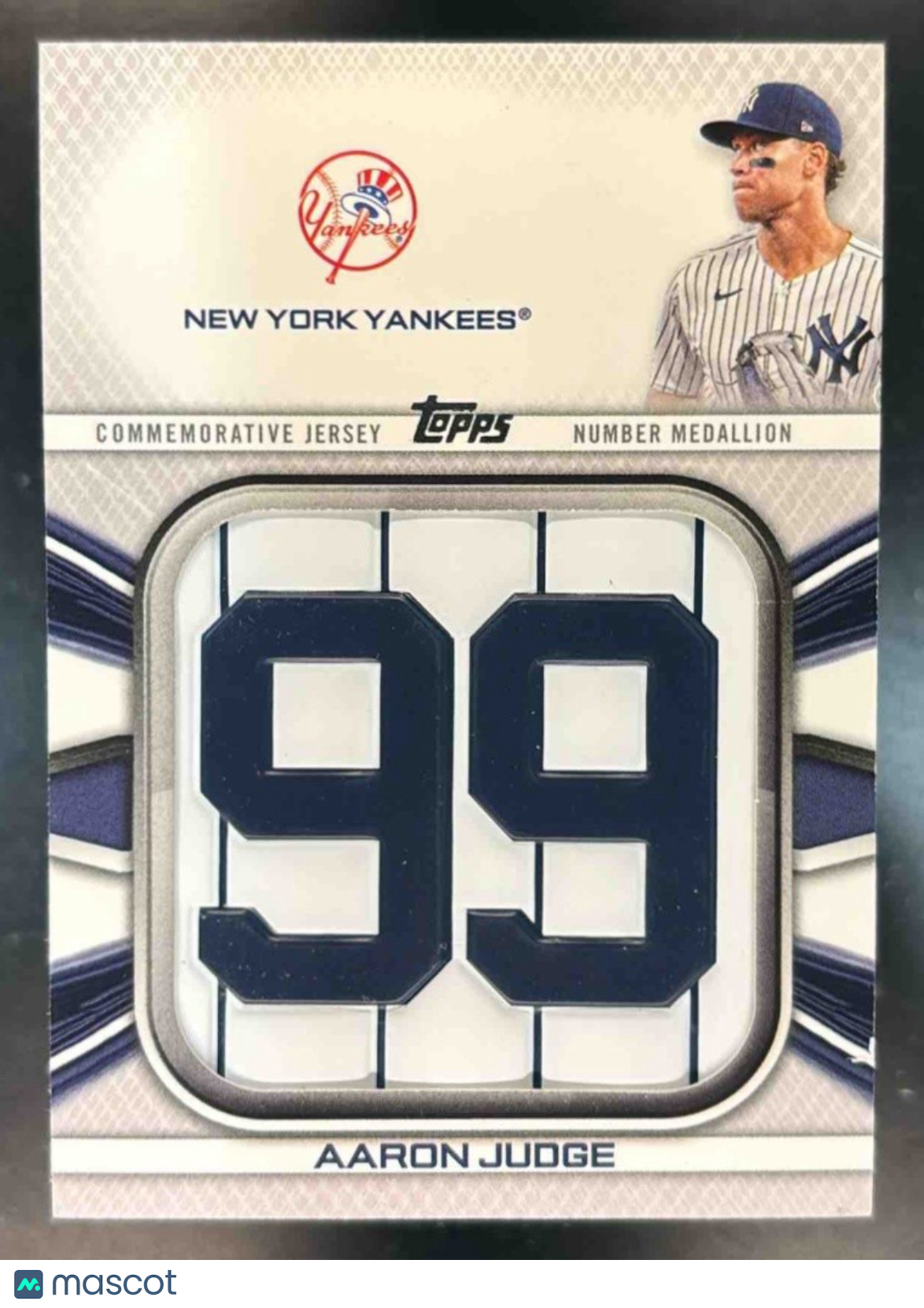 2022 Topps Aaron Judge Player Jersey Number Relics #JNM-AJ New York Yankees - Sports Cards