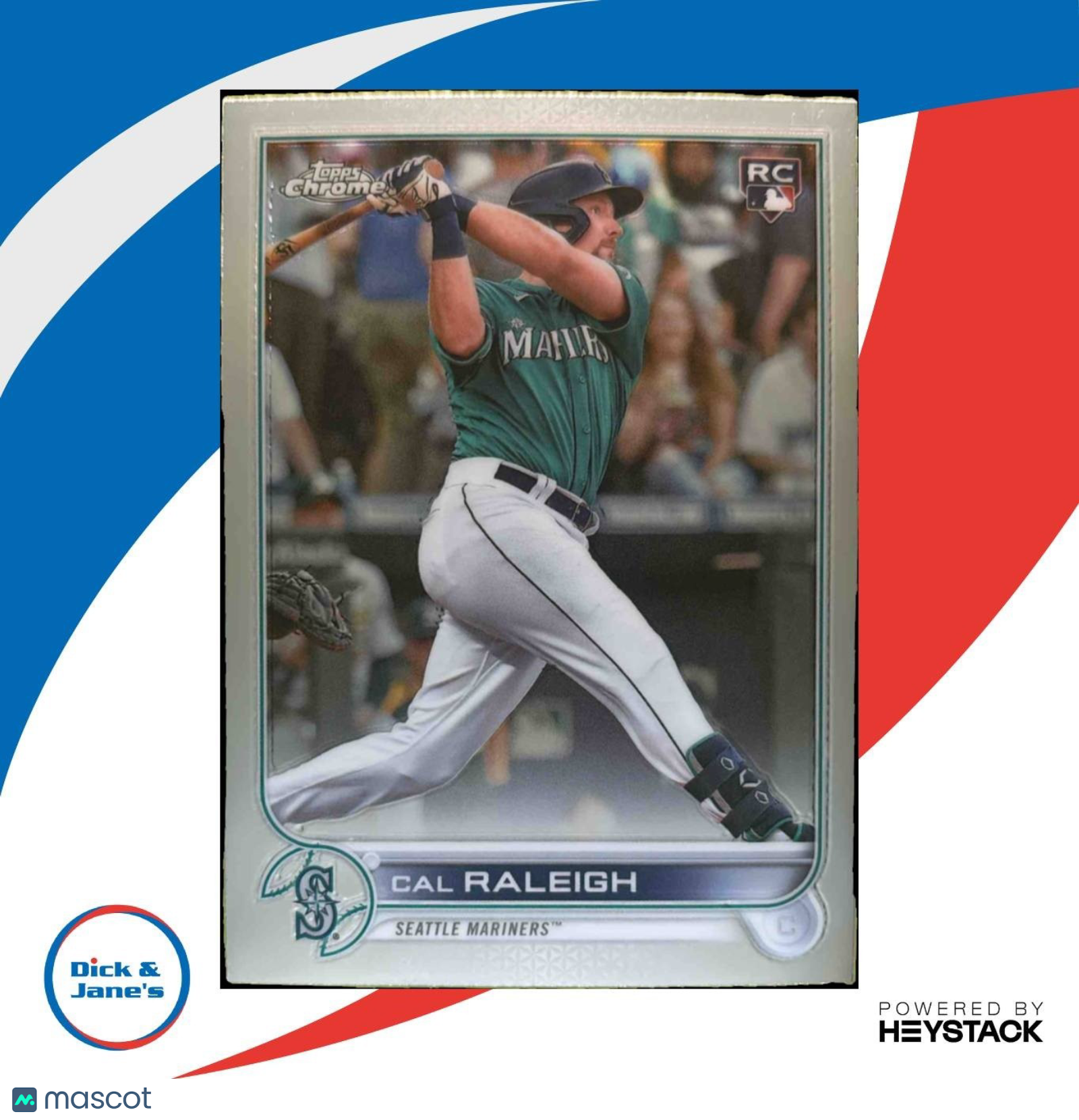 2022 Topps Chrome Cal Raleigh #149 RC Seattle Mariners - Sports Cards