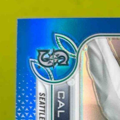 2022 Topps Chrome Cal Raleigh Blue Refractor 129/150 #149 RC Seattle Mariners - Sports Cards