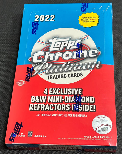 2022 Topps Chrome Platinum Anniversary Baseball Hobby LITE Box - MLB Hobby Box