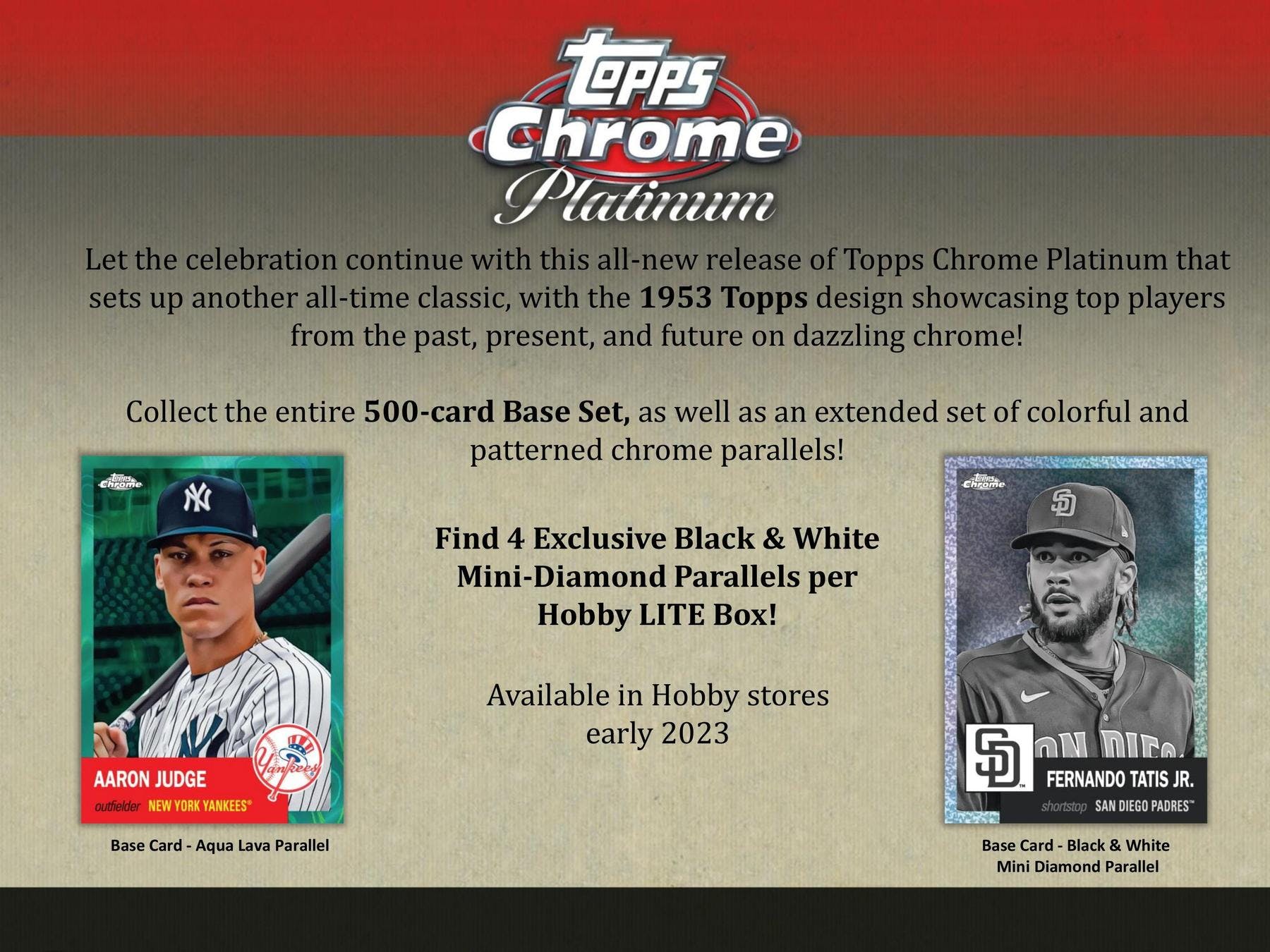2022 Topps Chrome Platinum Anniversary Baseball Hobby LITE Box - MLB Hobby Box