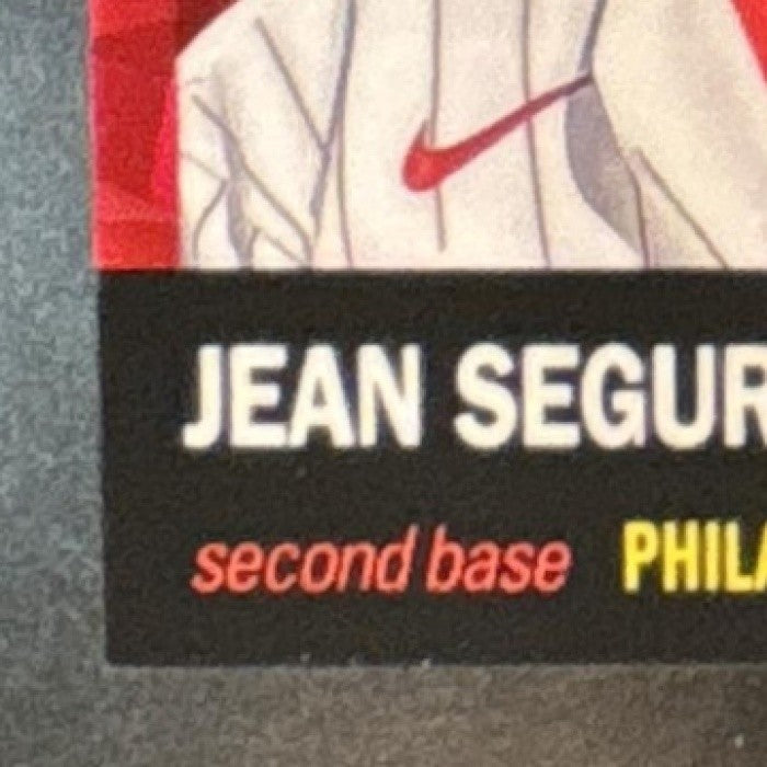 2022 Topps Chrome Platinum Anniversary Jean Segura Red Atomic /100 #499 Phillies - Sports Cards