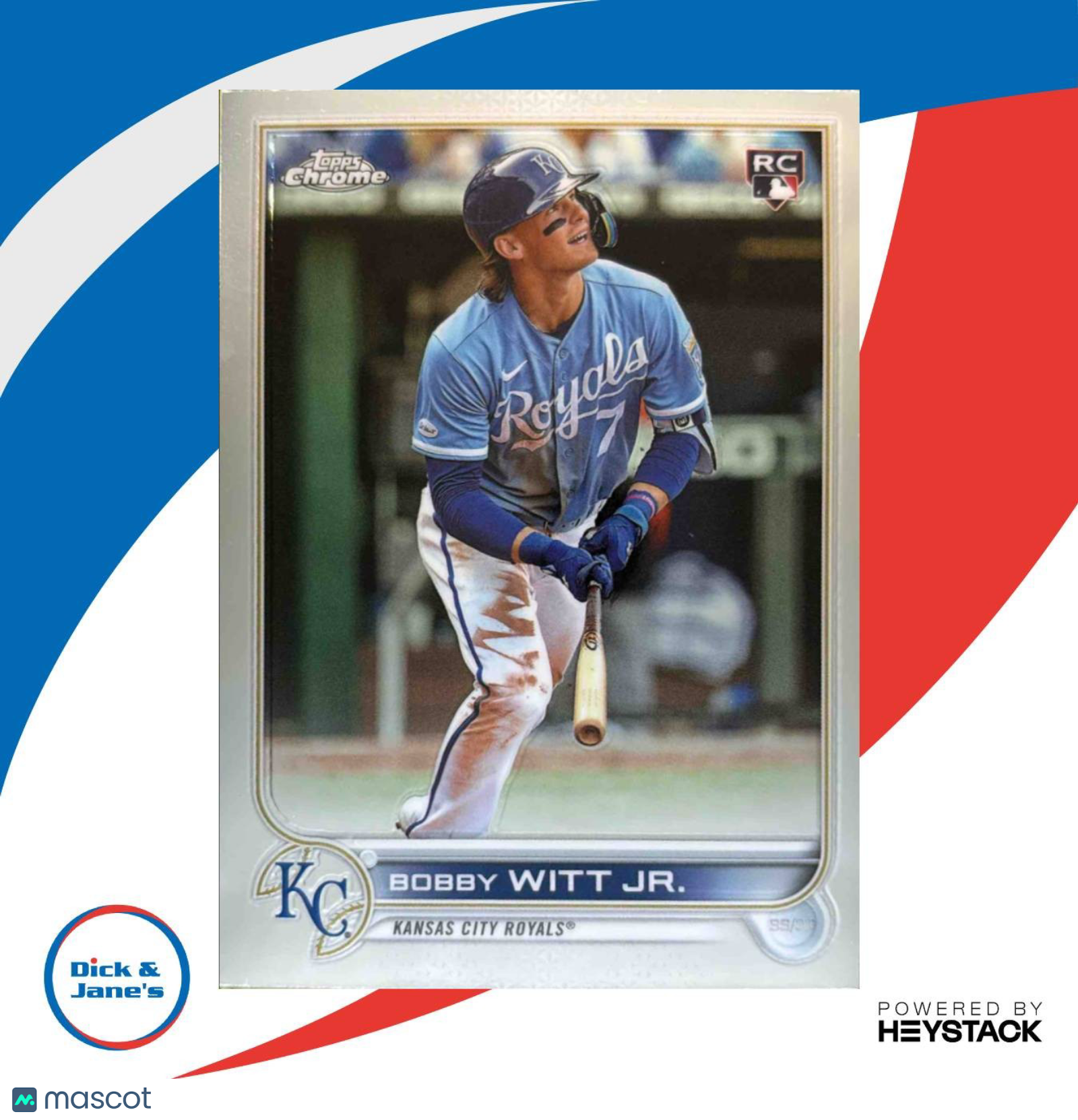 2022 Topps Chrome Update Bobby Witt Jr. #USC35 RC Kansas City Royals - Sports Cards