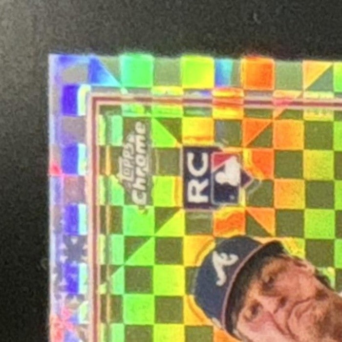 2022 Topps Chrome Update Bryce Elder Auto X-Fractor /125 RC Atlanta Braves - Sports Cards