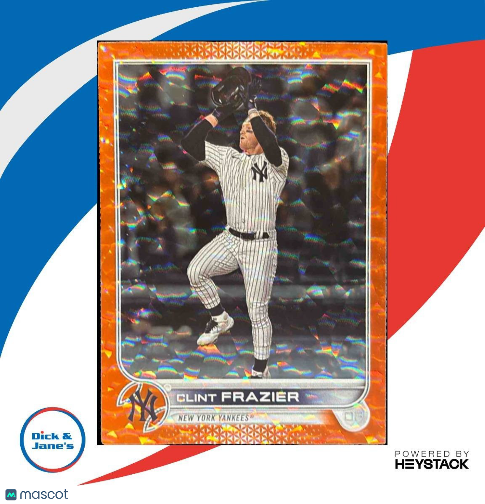 2022 Topps Clint Frazier Orange Foilboard /299 #101 New York Yankees - Sports Cards