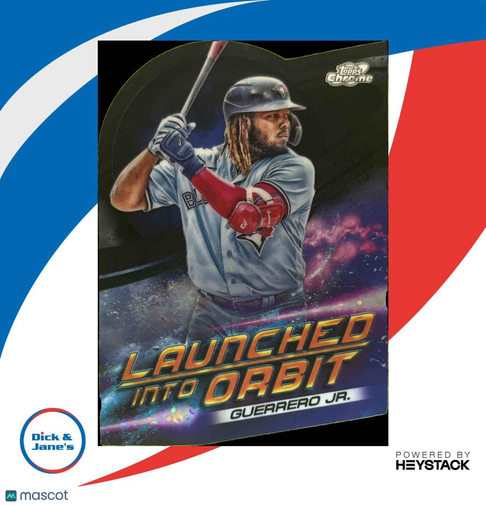 2022 Topps Cosmic Chrome Vladimir Guerrero Jr. Launched Into Orbit Black /10 - Sports Cards