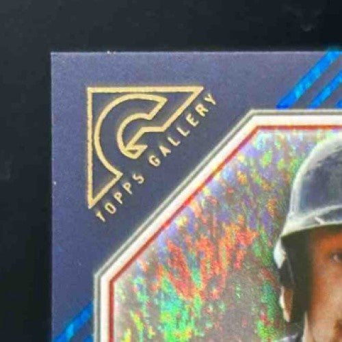 2022 Topps Gallery Steven Kwan Blue Pattern 5/50 #166 RC Cleveland Guardians - Sports Cards