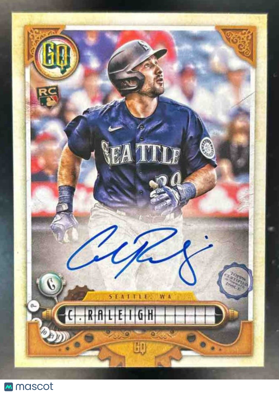 2022 Topps Gypsy Queen Cal Raleigh GQ Auto #GQA-CR RC Seattle Mariners - Sports Cards