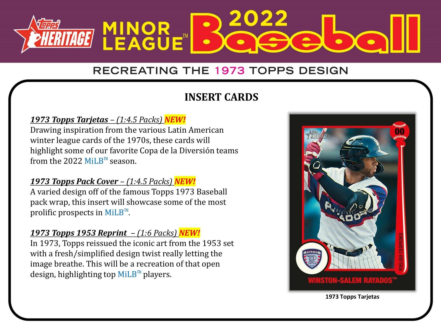 2022 Topps Heritage Minor League Baseball Hobby Box (2 Autos) Loaded with Rookies! - MLB Hobby Box