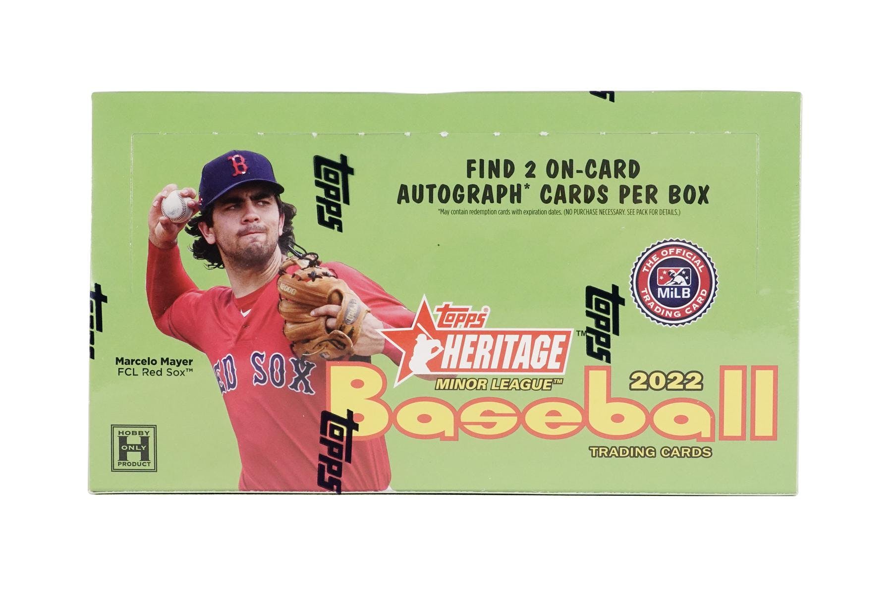 2022 Topps Heritage Minor League Baseball Hobby Box (2 Autos) Loaded with Rookies! - MLB Hobby Box