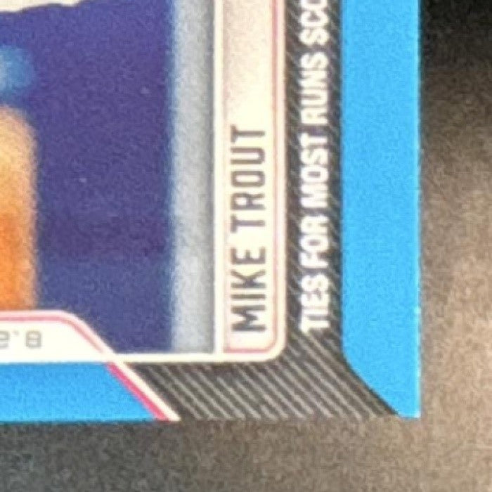2022 Topps Now Mike Trout Blue /49 #772 Los Angeles Angels - Sports Cards