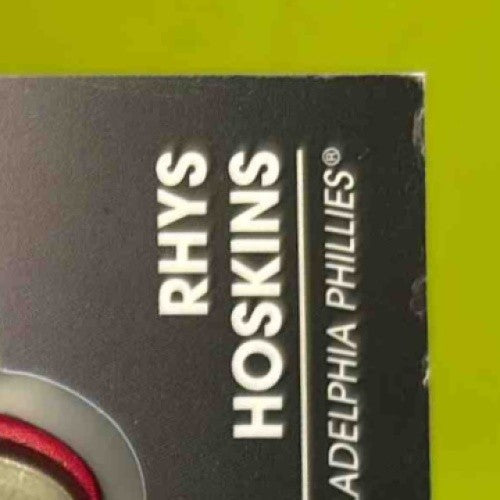 2022 Topps Rhys Hoskins Batting Helmet Commemorative Relic Philadelphia Phillies - Sports Cards