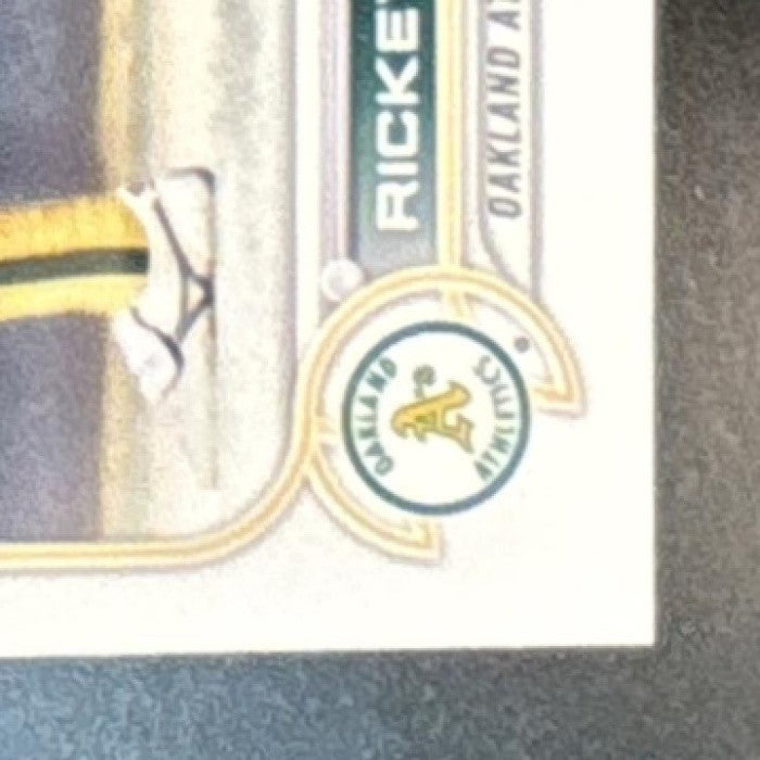 2022 Topps Rickey Henderson #343b SP VAR SSP Oakland Athletics - Sports Cards