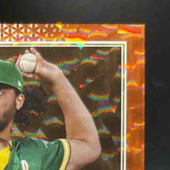 2022 Topps Sean Manaea Orange Foilboard /299 #281 Oakland Athletics - Sports Cards