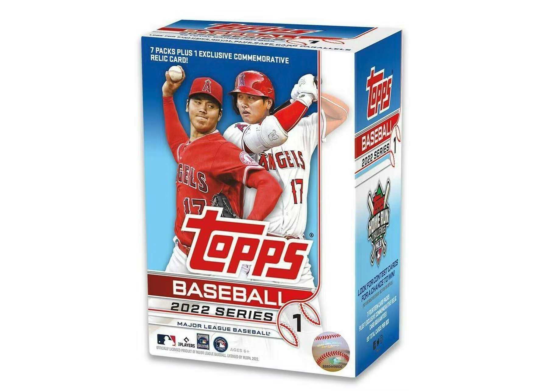 2022 Topps Series 1 Baseball 7-Pack Blaster Box (Commemorative Relic Card!)